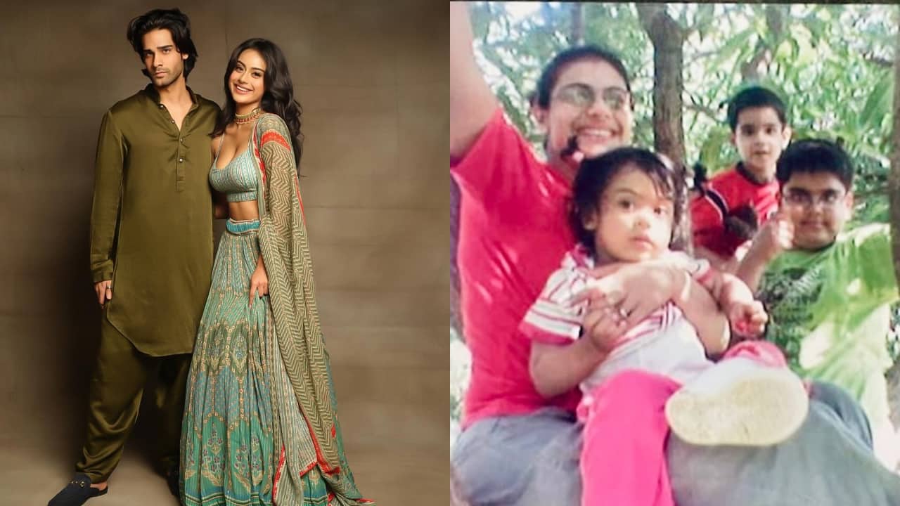 Aaman Devgan drops unseen childhood pics to wish sister Nysa Devgan on her 22nd birthday