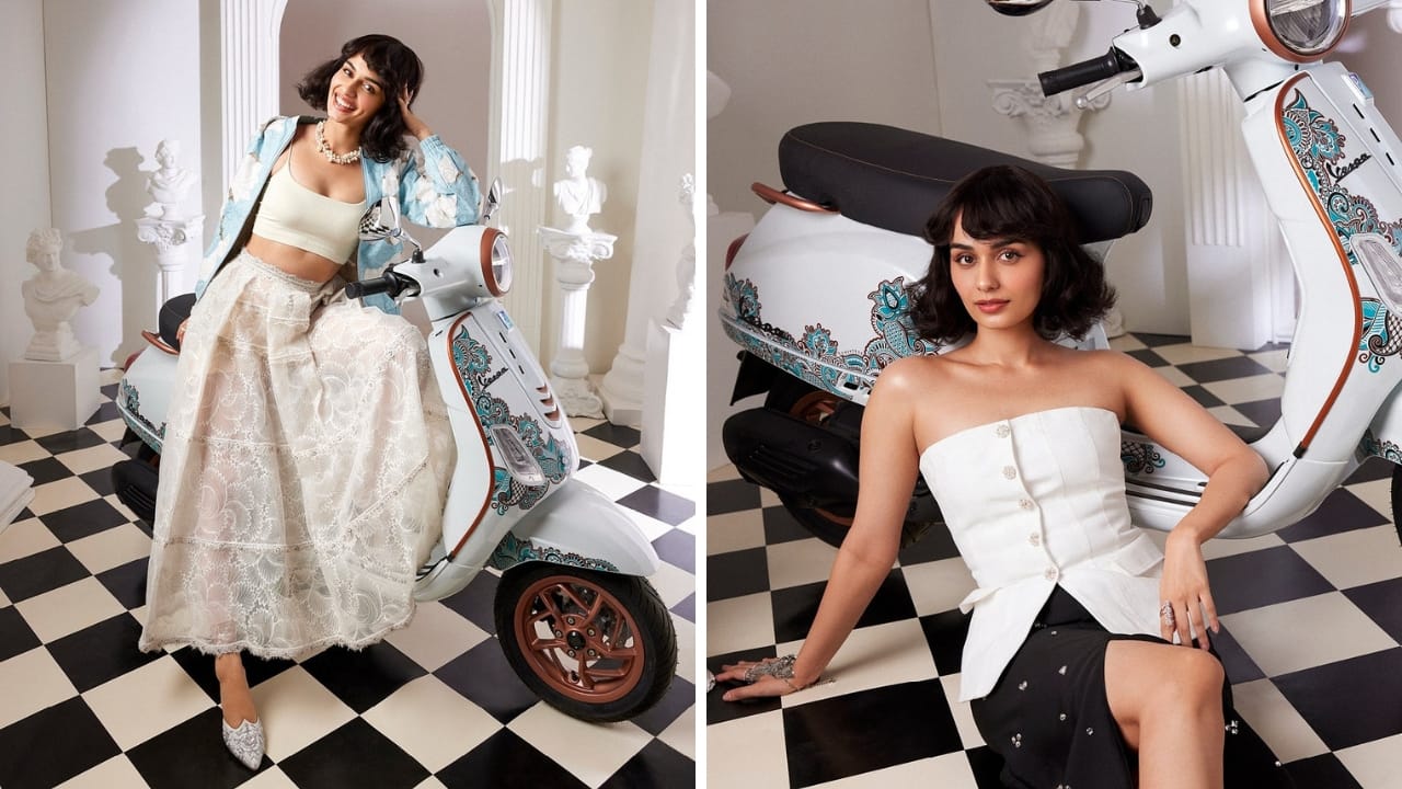 Manushi Chhillar turns into a modern muse for Vespa-themed magazine cover photoshoot