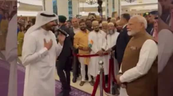 Saudi singer welcomes PM Modi in Jeddah with ‘Ae Watan’ rendition | Watch
