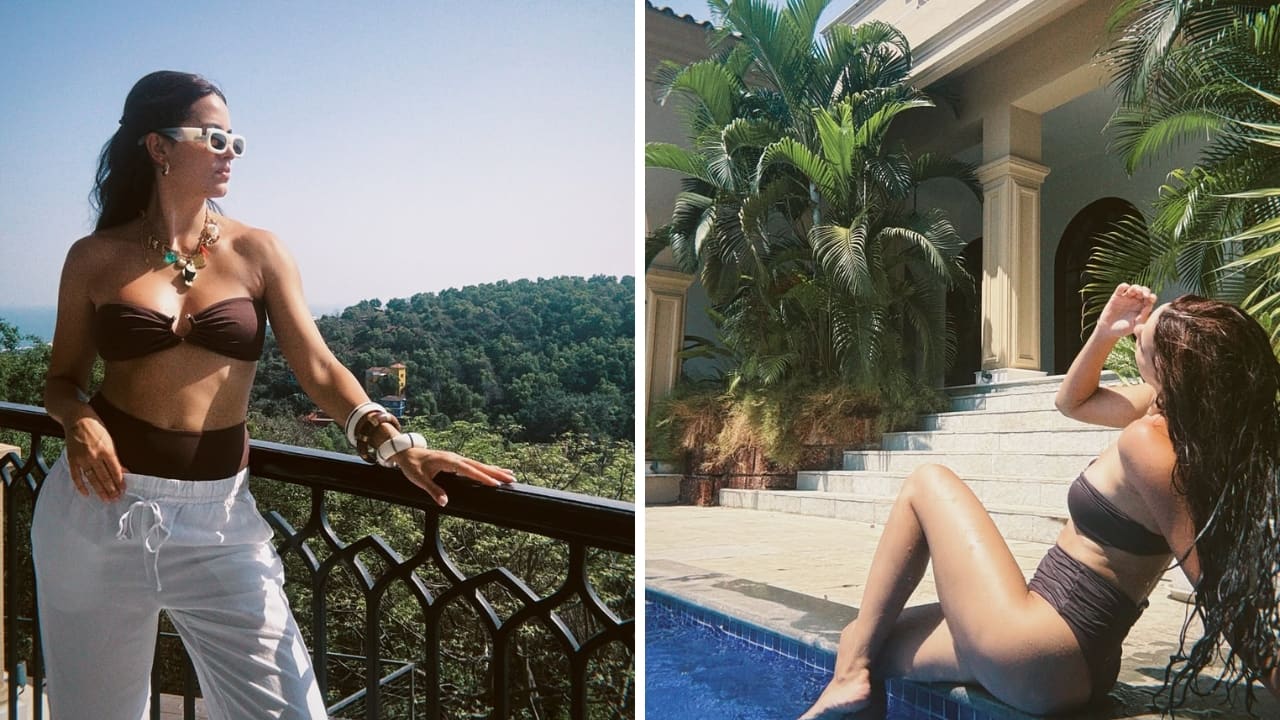 Natasha Stankovic in swimming costume (Images: @natasastankovic__/Instagram)