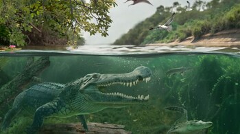 A Crocodile That Ate Dinosaurs (Image: Márton Szabó/University of Tübingen)