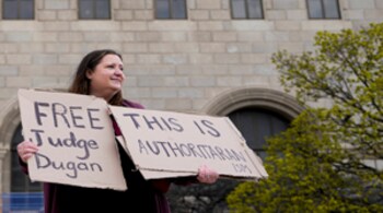 Judge arrested for helping migrant evade ICE, sparking political clash.
