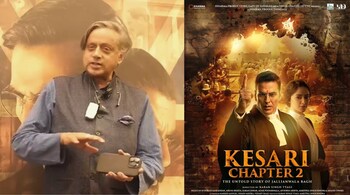 Shashi Tharoor recently watched Kesari 2