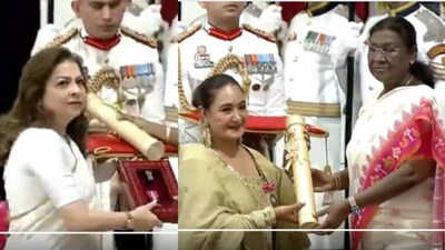 Shekhar Kapur, Arijit Singh, Jaspinder Narula get honoured with Padma Bhushan Awards 2025, watch