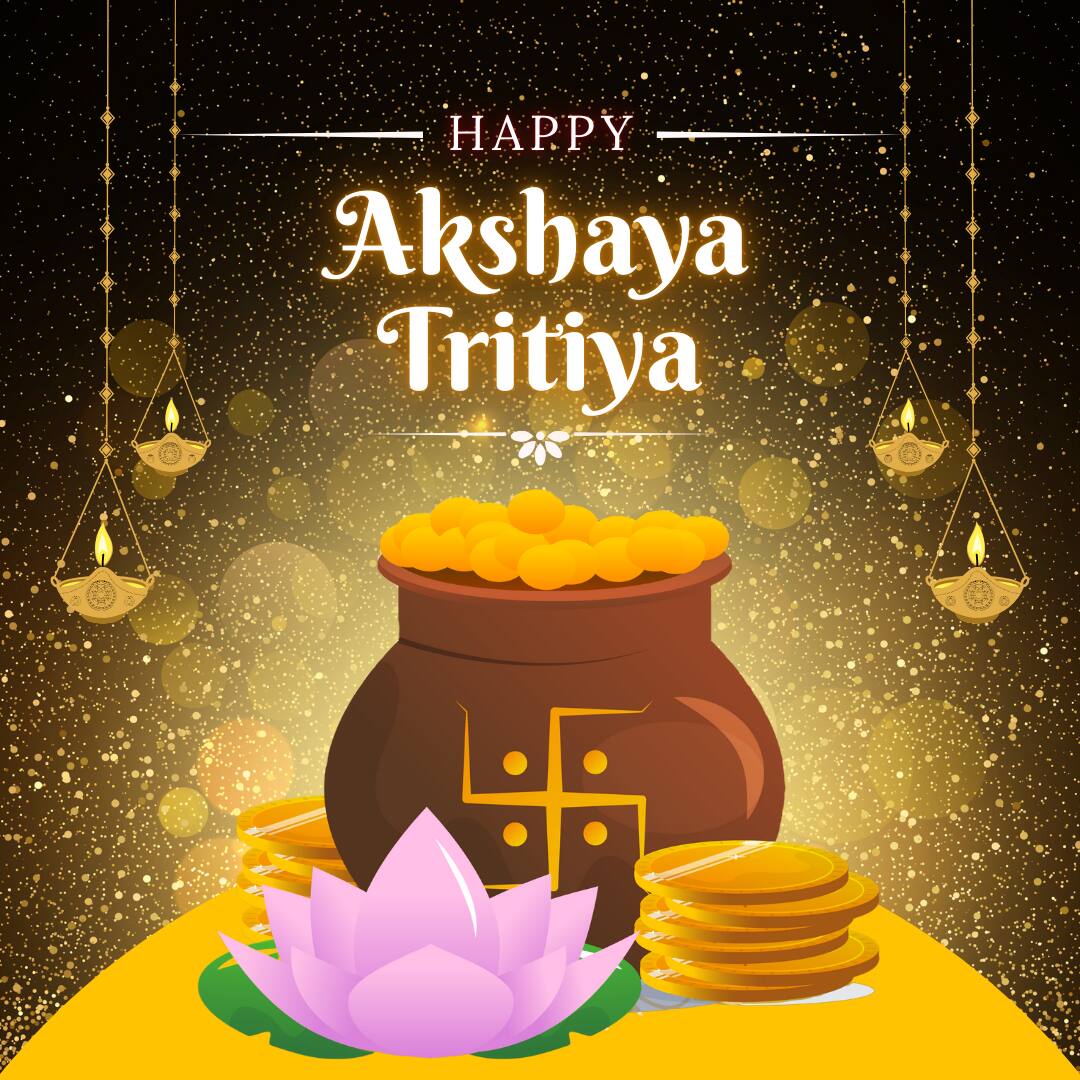 Happy Akshaya Tritiya 2025 Images (Canva)