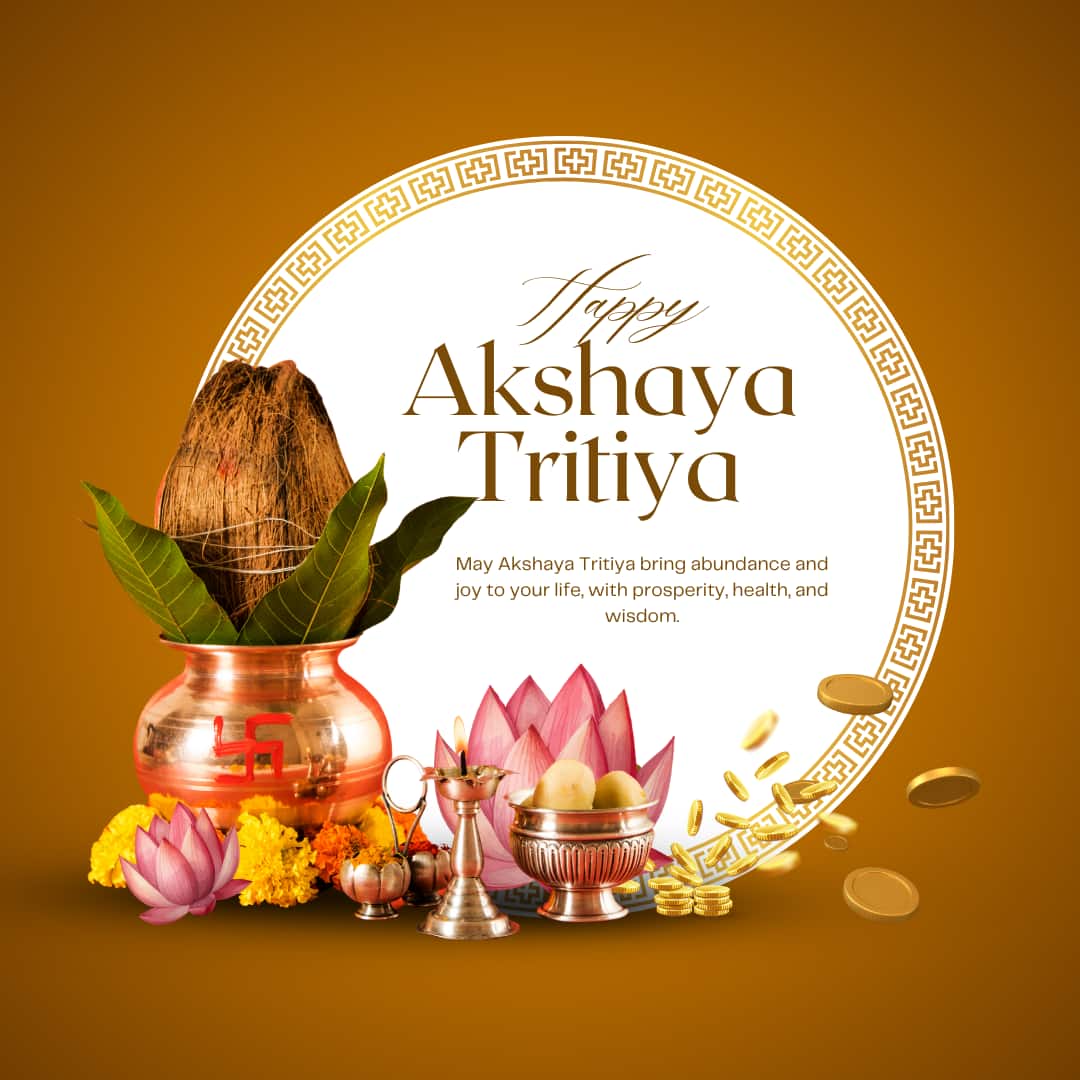 Happy Akshaya Tritiya 2025 Images (Canva)