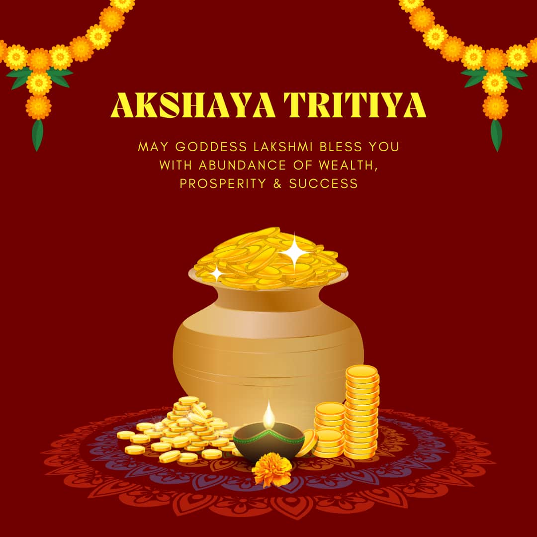 Happy Akshaya Tritiya 2025 Images (Canva)