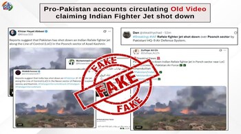 PIB dismissed social media claims of Pakistan shooting down Rafale jet.