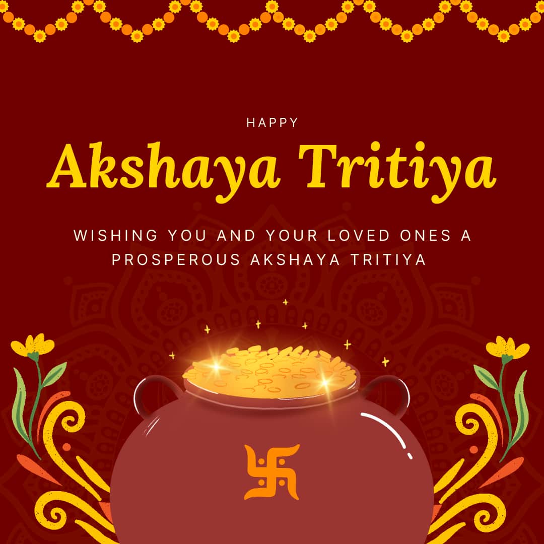 Happy Akshaya Tritiya 2025 Images (Canva)