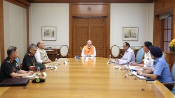 The meeting is underway at 7 Lok Kalyan Marg.