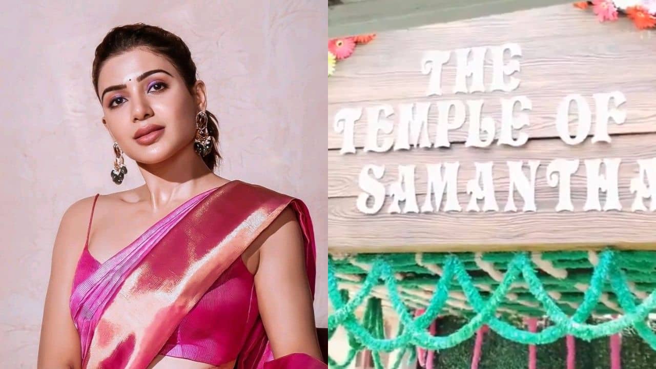 Fan builds temple for Samantha Ruth Prabhu, feeds orphans to celebrate actress' 38th birthday: Watch
