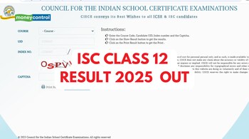 ISC Class 12 Result 2025 Declared
