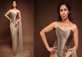 Urmila Matondkar transforms a 10-year-old Manish Malhotra saree into a corset saree