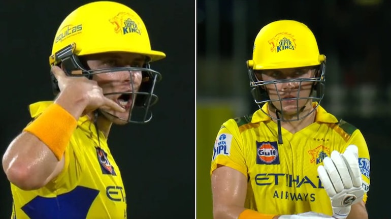Sam Curran's 'call me' celebration after sensational knock in CSK vs PBKS clash goes viral