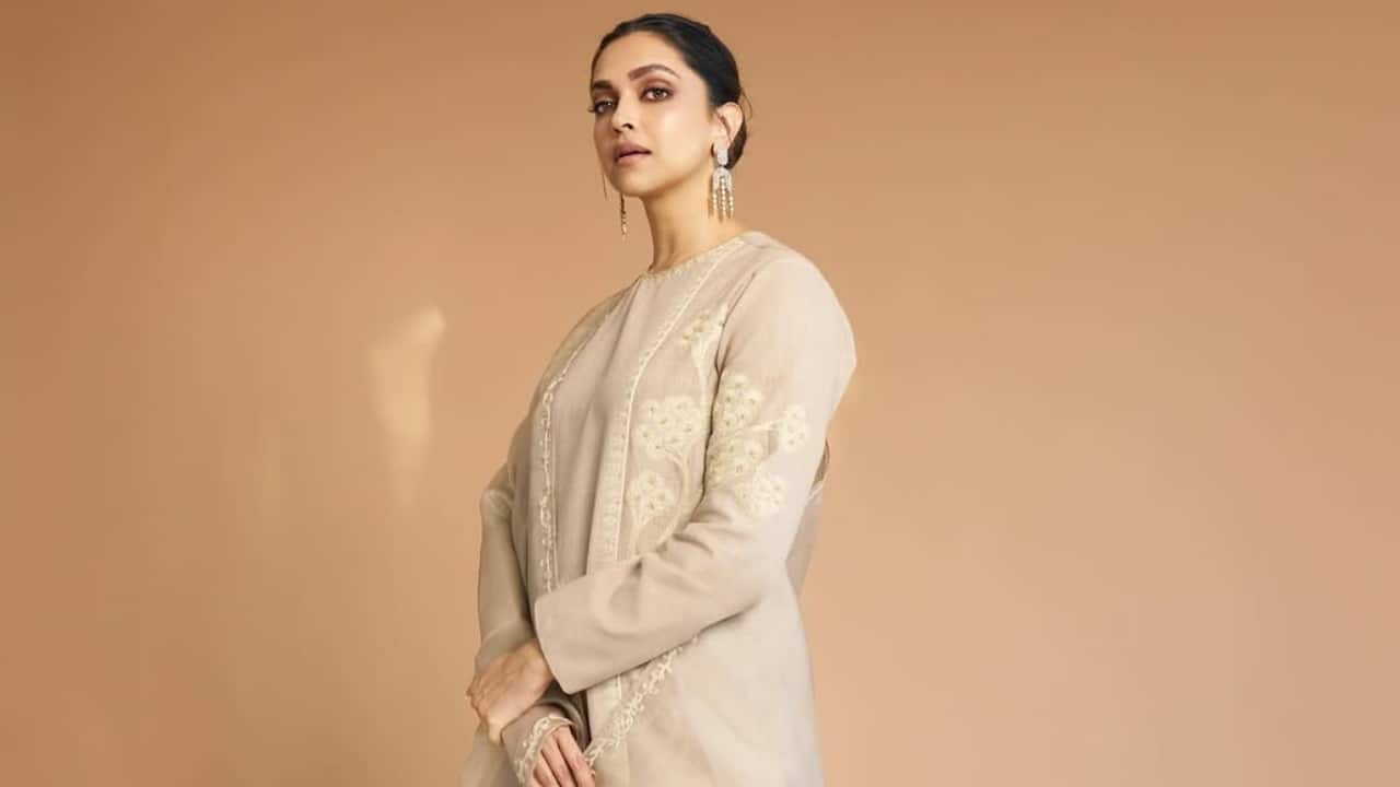 Deepika Padukone heads to WAVES Summit 2025, looks stunning in a beige traditional wear: see pics