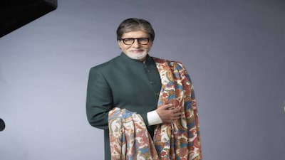 Amitabh Bachchan celebrates after Reliance and France's Dassault Aviation collaborate to build Falcon 2000 business jets in India