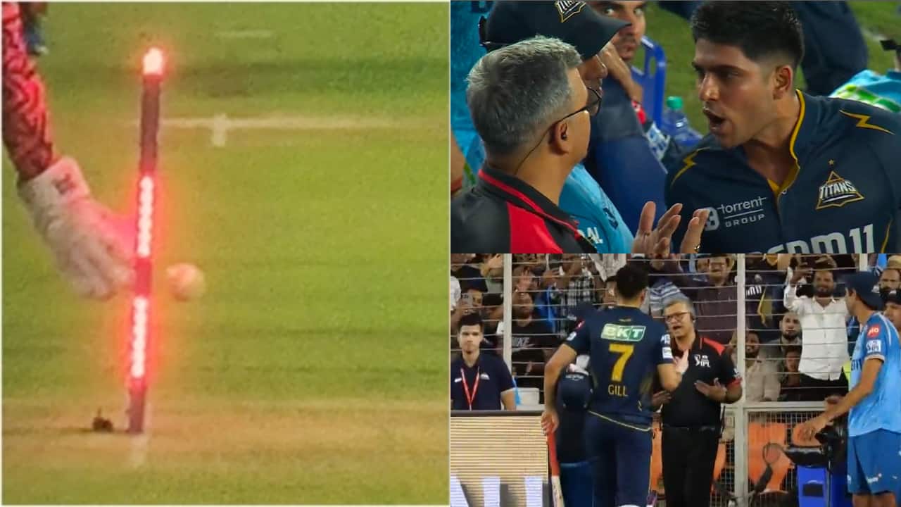 Shubman Gill gets into heated discussion with official after controversial run-out