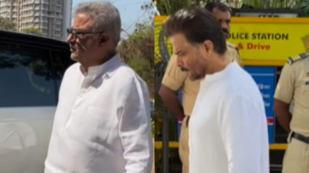Boney Kapoor, Anil Kapoor, Sonam, Janhvi and others arrive for Nirmal Kapoor's last rites