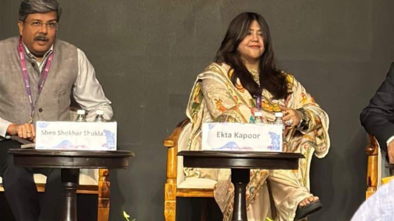 Ektaa R Kapoor launches Madhya Pradesh 2.0 film policy at WAVES 2025