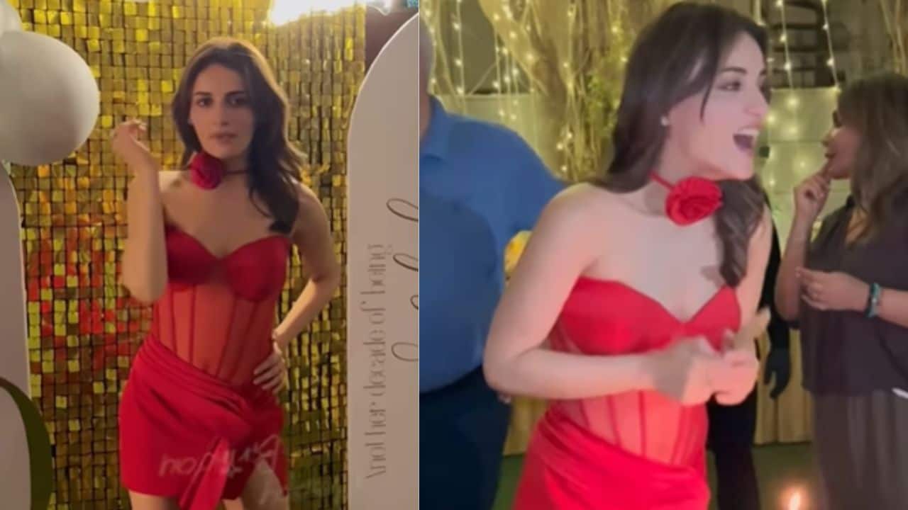 Radhika Madan marks her 30th birthday with laughter, love, and a pool party bash, watch