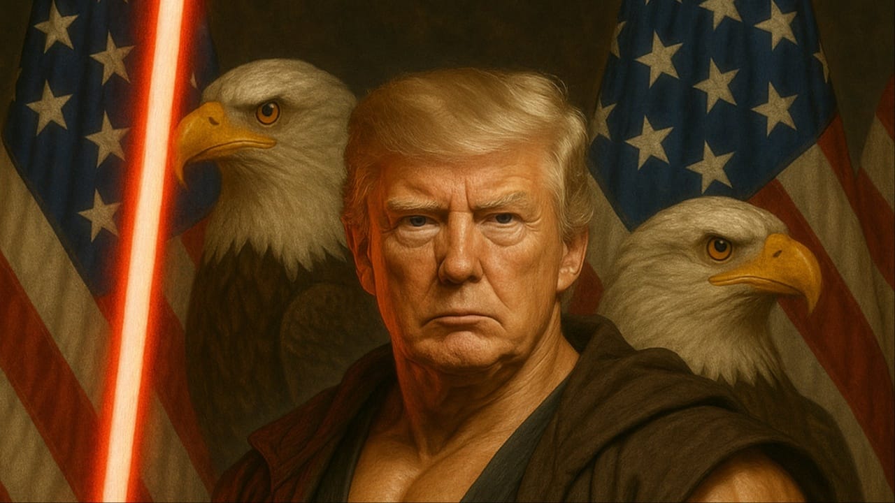 Star Wars Day: Trump turns on light saber against 'dangerous prisoners'. 'May the 4th be with&nbsp;you"