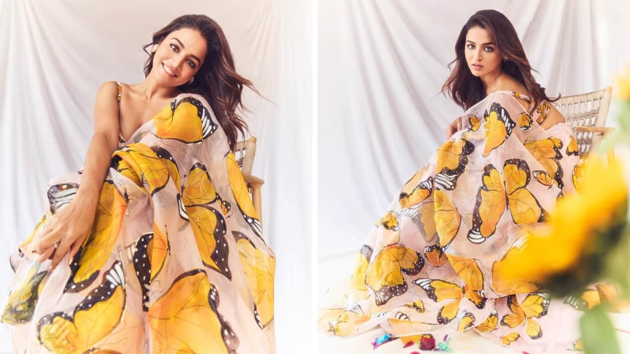 Wamiqa Gabbi in yellow saree (Images: @wamiqagabbi/Instagram)