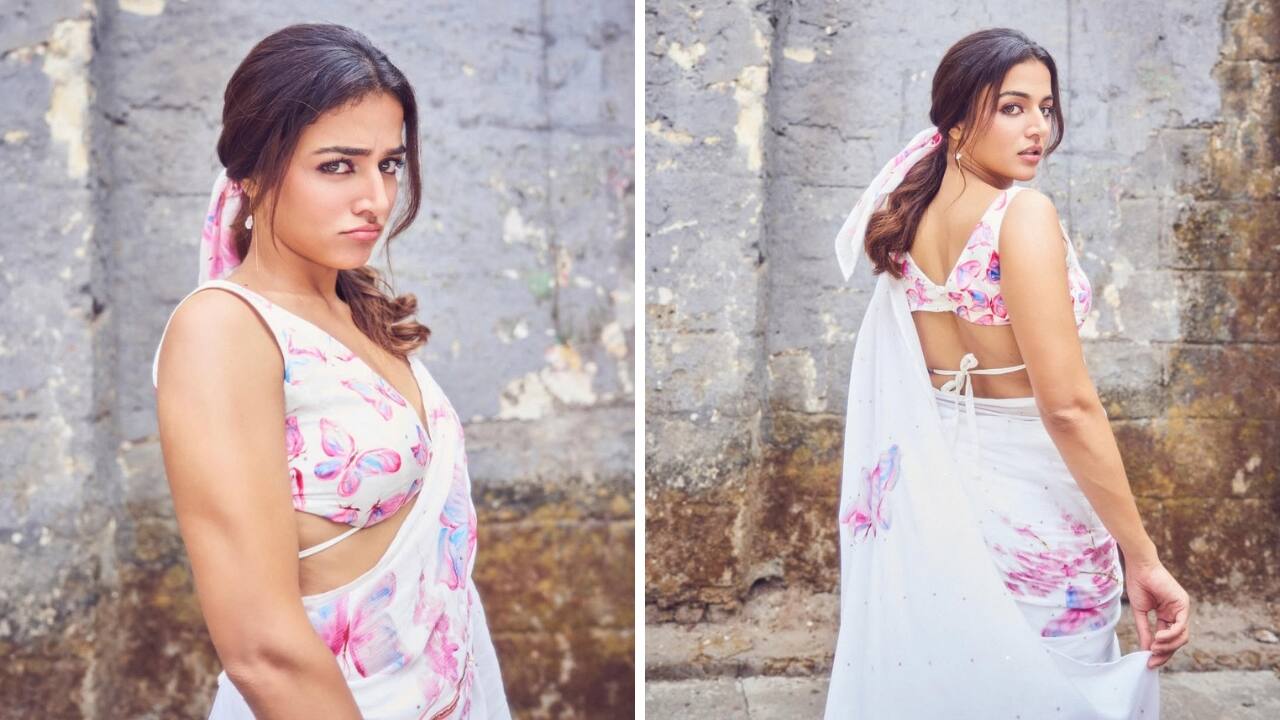 Wamiqa Gabbi in white saree (Images: @wamiqagabbi/Instagram)