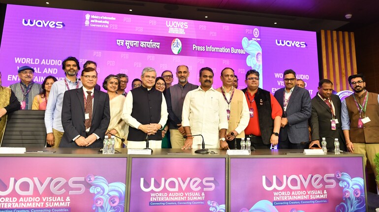 IICT launches courses and signs MoUs with top global technology companies at WAVES 2025.