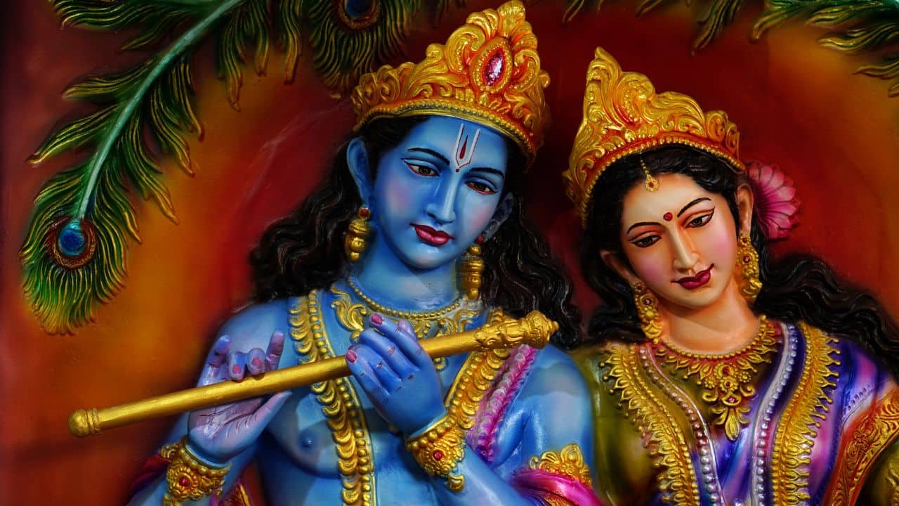 The flute represents the human heart. Just as the bamboo flute becomes Krishna’s instrument when it’s hollow, we too can become divine instruments when we let go of ego and pride. (Image: Canva) The flute represents the human heart. Just as the bamboo flute becomes Krishna’s instrument when it’s hollow, we too can become divine instruments when we let go of ego and pride. (Image: Canva)