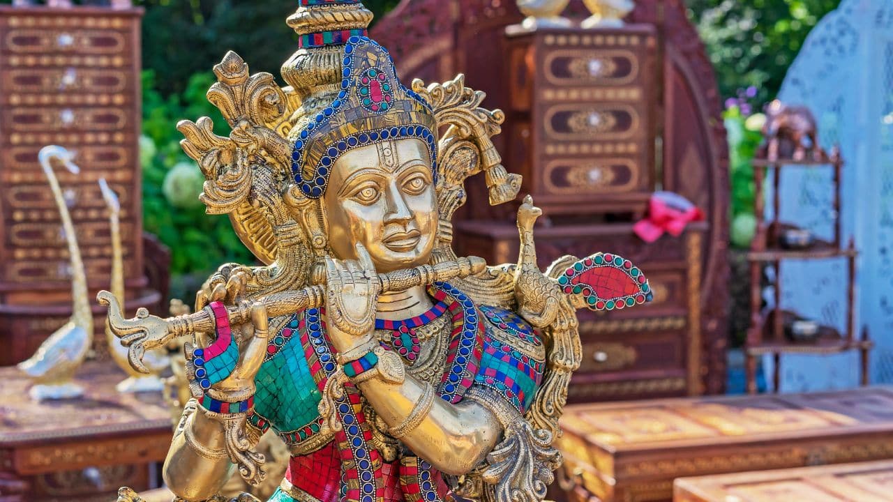 Though Krishna left his flute behind in Vrindavan, its melody still echoes in the hearts of his devotees. It's not just about music—it's about surrender, love, and feeling the divine presence within. (Image: Canva) Though Krishna left his flute behind in Vrindavan, its melody still echoes in the hearts of his devotees. It's not just about music—it's about surrender, love, and feeling the divine presence within. (Image: Canva)