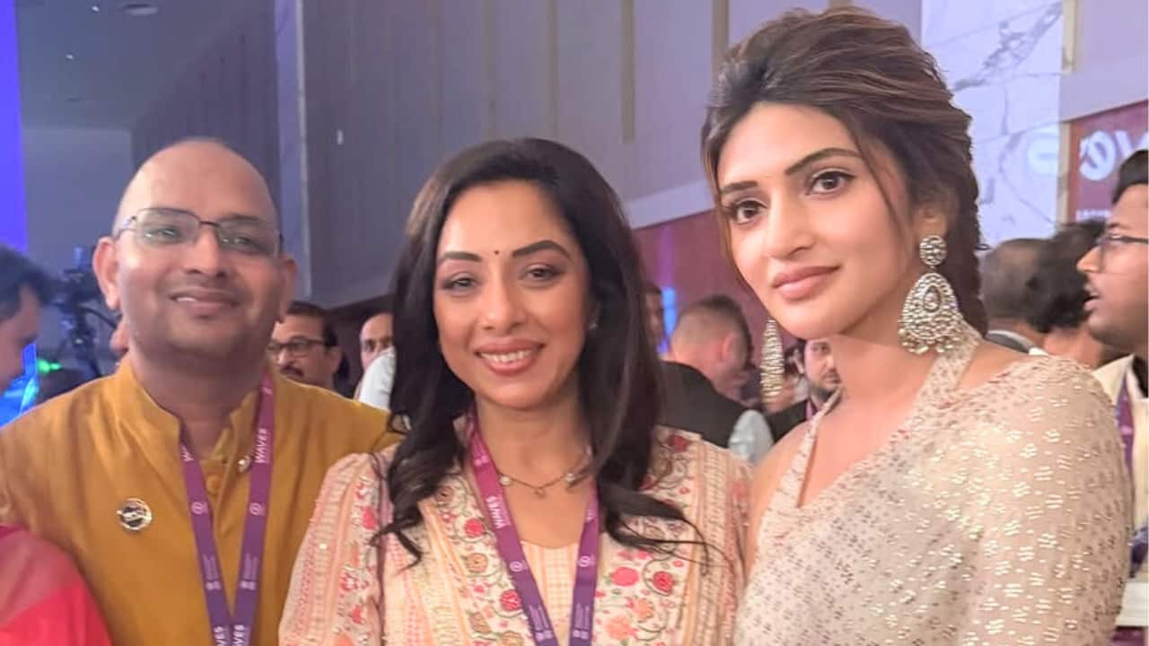 Anupamaa actress Rupali Ganguly drops pics with Sreeleela from WAVES 2025, writes, "It was a pleasure meeting you"