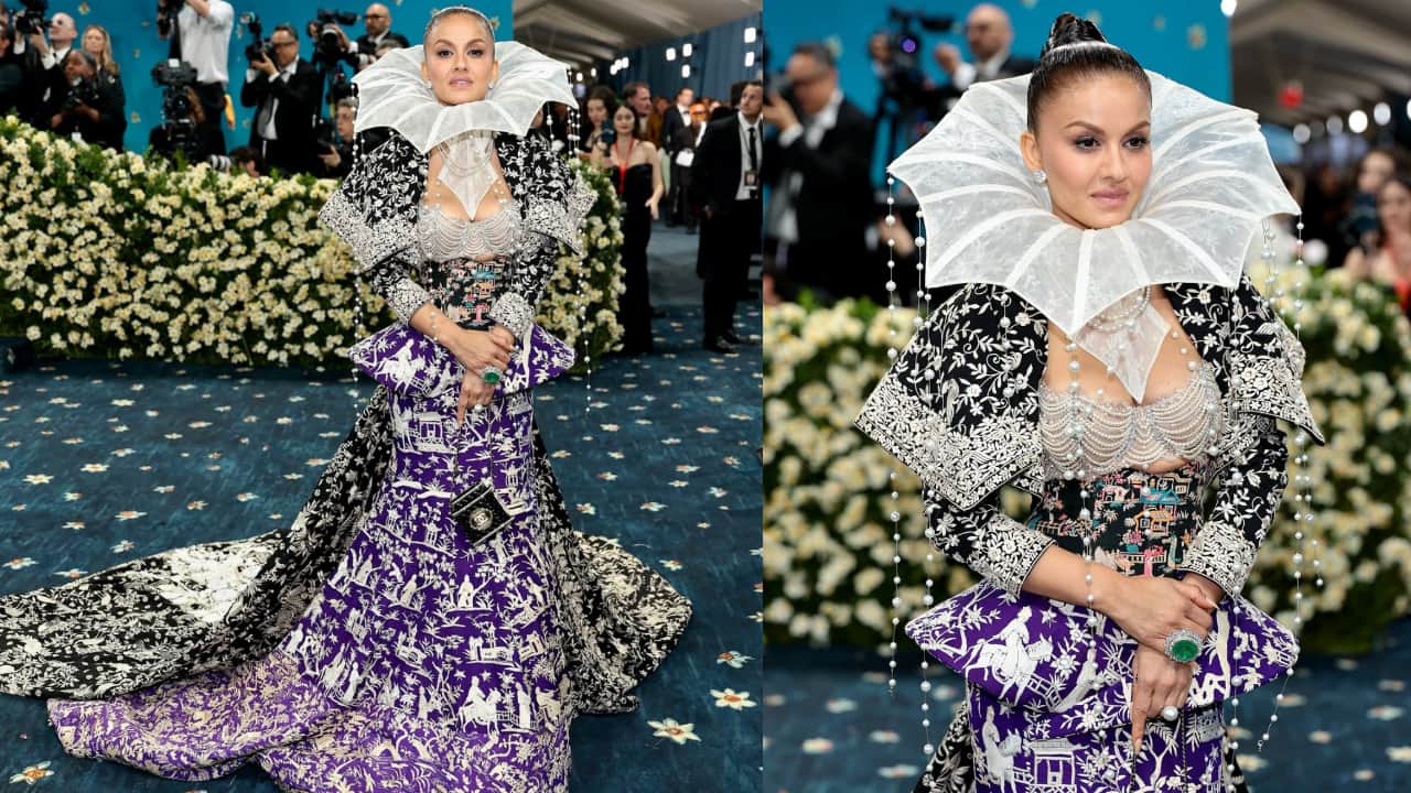 Natasha Poonawalla stuns in sculptural Manish Malhotra gown at Met Gala 2025