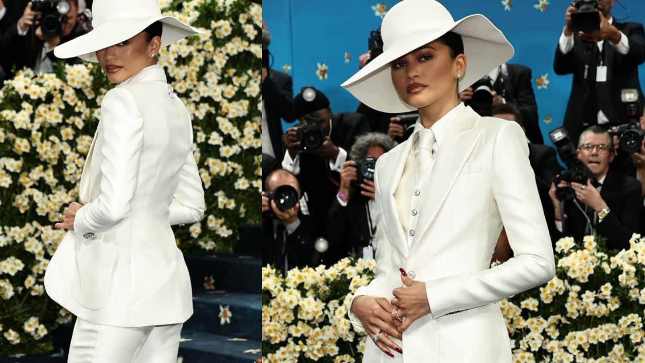 Met Gala 2025: Zendaya shines in custom white zoot suit, sans fiance Tom Holland