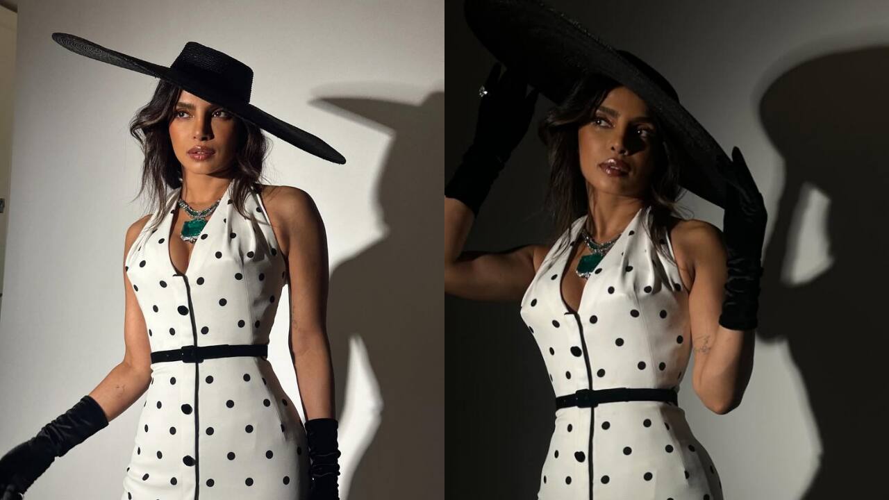 Priyanka Chopra wears custom Balmain for her fifth Met Gala, channeling retro elegance