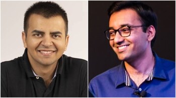 OIa founder Bhavish Aggarwal and Ather Energy co-founder and CEO Tarun Mehta (Image credit: X)