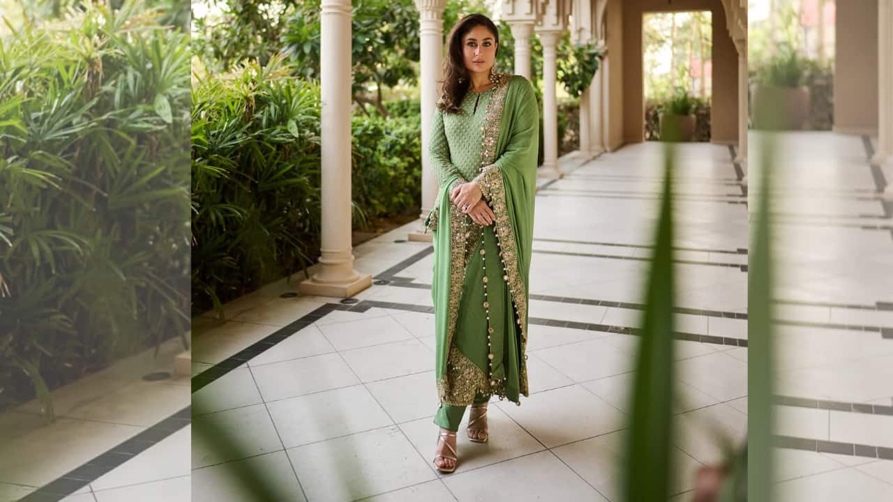 Kareena Kapoor Khan in green (Image: @arpitamehtaofficial/Instagram)
