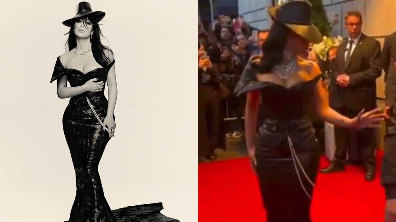 Kim Kardashian loses cool as bodyguard steps on her Met Gala 2025 gown, watch video