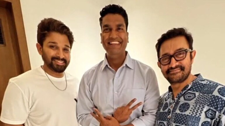 Allu Arjun meets Aamir Khan at his residence in Mumbai, surprise encounter  sparks buzz about Pan-India collaboration