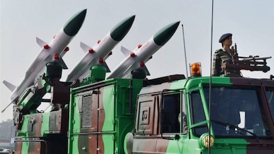 Akash air defence system 