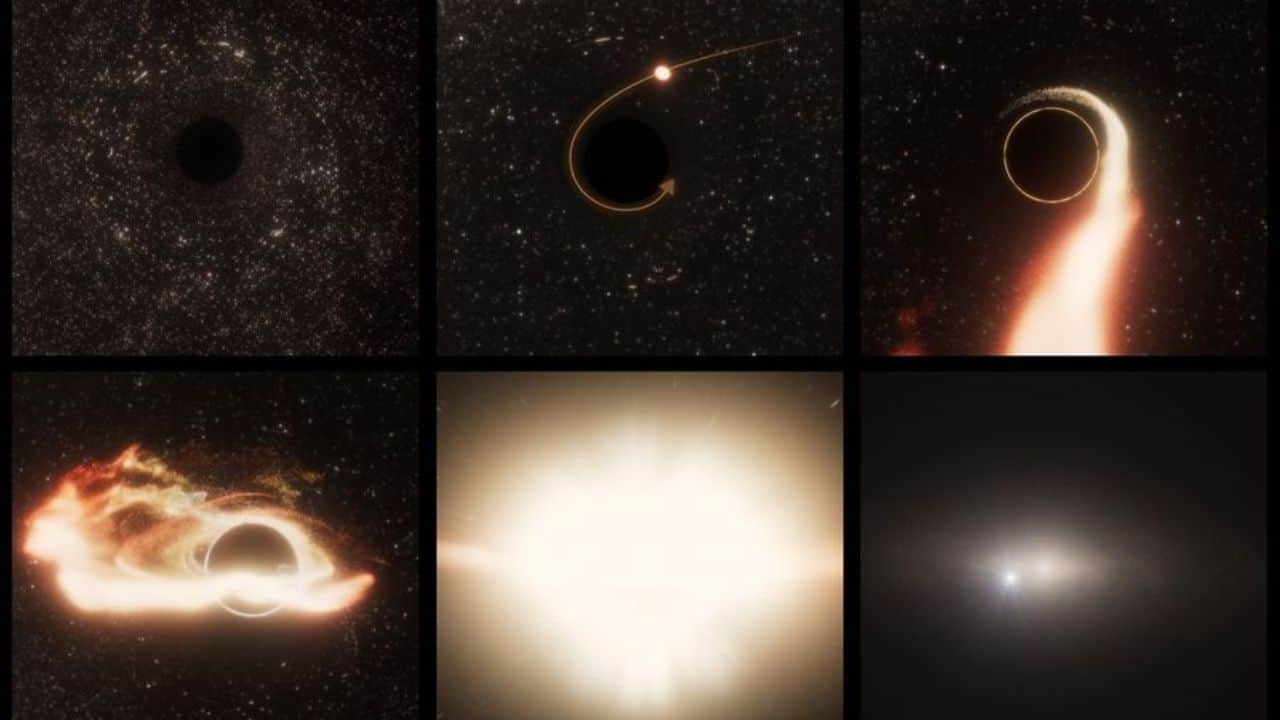 Hubble Telescope Black Hole Discovery