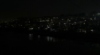 View of a blackout in the city, in light of the ongoing military conflict between India and Pakistan