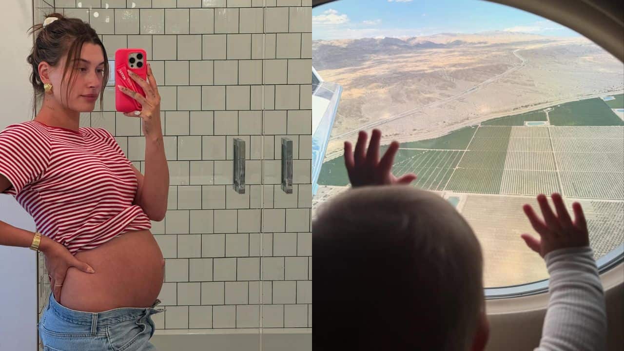 Hailey Bieber shares glimpses of son Jack and throwback pregnancy pics as she celebrates her first Mother's Day