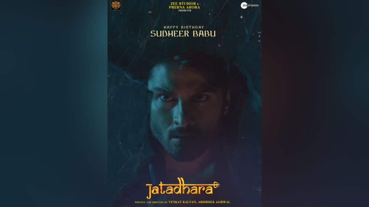 Jatadhara: Sudheer Babu's aggressive look from the supernatural thriller takes the internet by storm