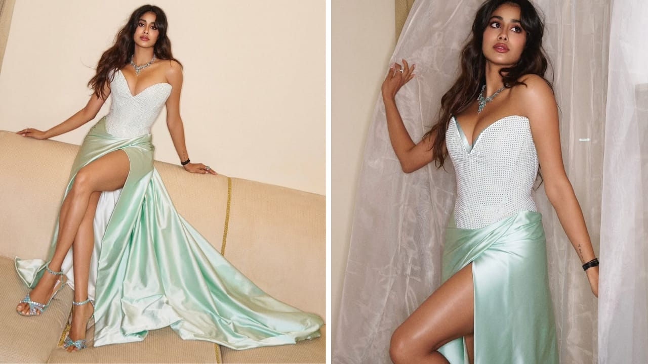 Janhvi Kapoor in stunning gown (Images: @janhvikapoor/Instagram)