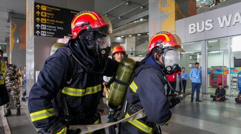 The Union War Book 2010 talks in detail about evacuations and sirens, how to conduct fire drills and a to-do list in case of emergencies. (Firemen during a mega civil defence mock drill/PTI image)