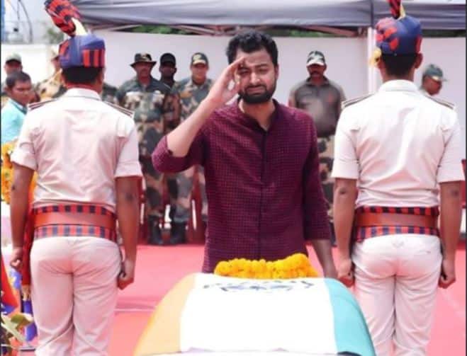 'I am proud of you, papa': Thousands gather to bid farewell to BSF officer martyred in Pak shelling