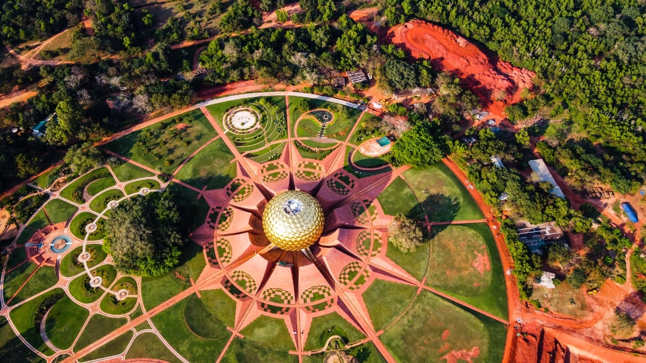 6. Auroville, Tamil Nadu More than just a destination, Auroville is an experiment in sustainable living. This international township near Puducherry provides families with valuable insights into recycling, upcycling, and conscious living. A visit here teaches kids the power of community and mindful choices for a sustainable future. (Image: Canva)