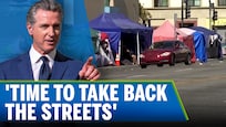 California Governor Newsom Pushes Cities To Ban Homeless Encampments | N18G