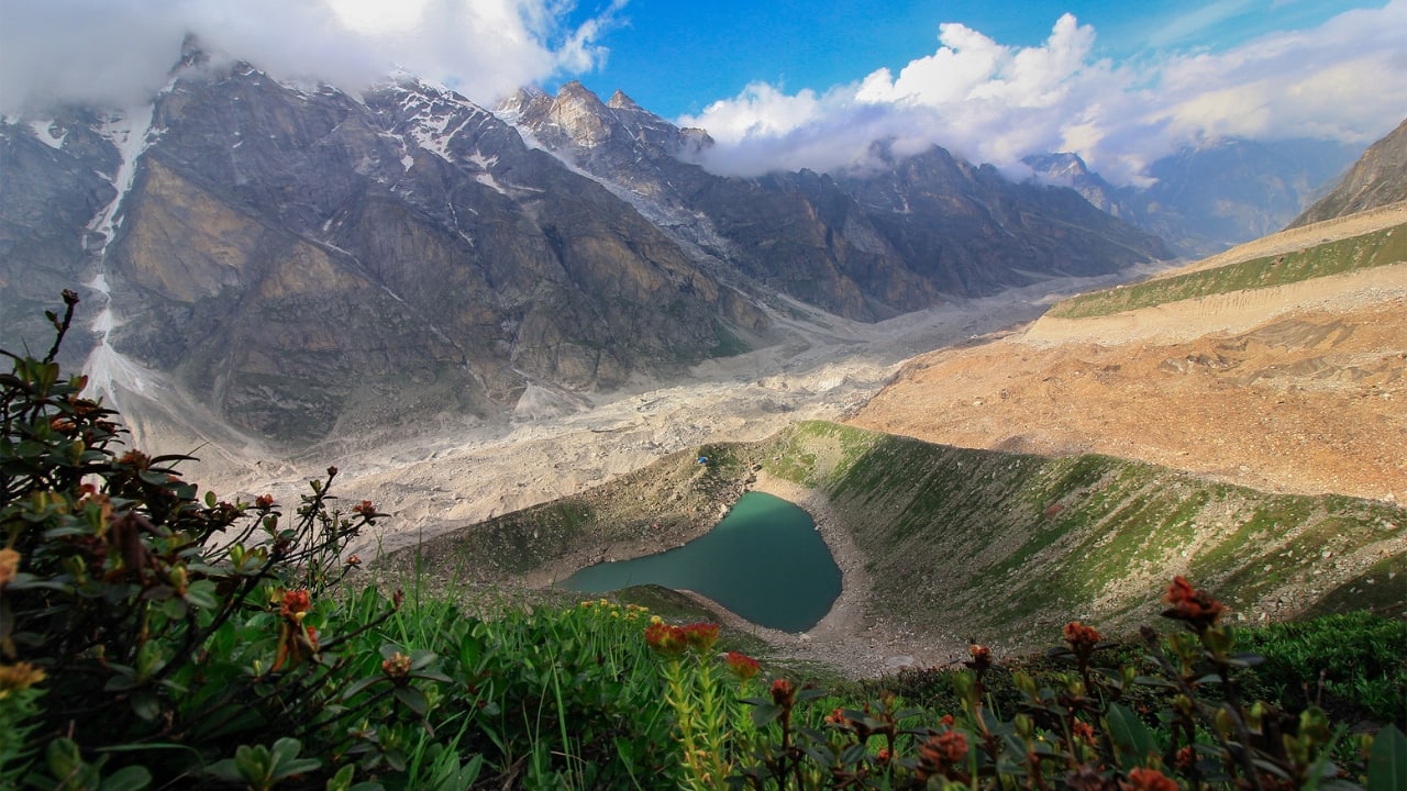 5. Satopanth Tal, Uttarakhand – Where Gods Are Said to Bathe Set near Badrinath at 14,500 ft, Satopanth Tal is not just a lake—it’s sacred. Locals believe Brahma, Vishnu, and Shiva bathe here. The trek is spiritual, scenic, and steeped in stories passed down through generations. (Image: Canva) Best time to visit: May–October Trek difficulty: Moderate