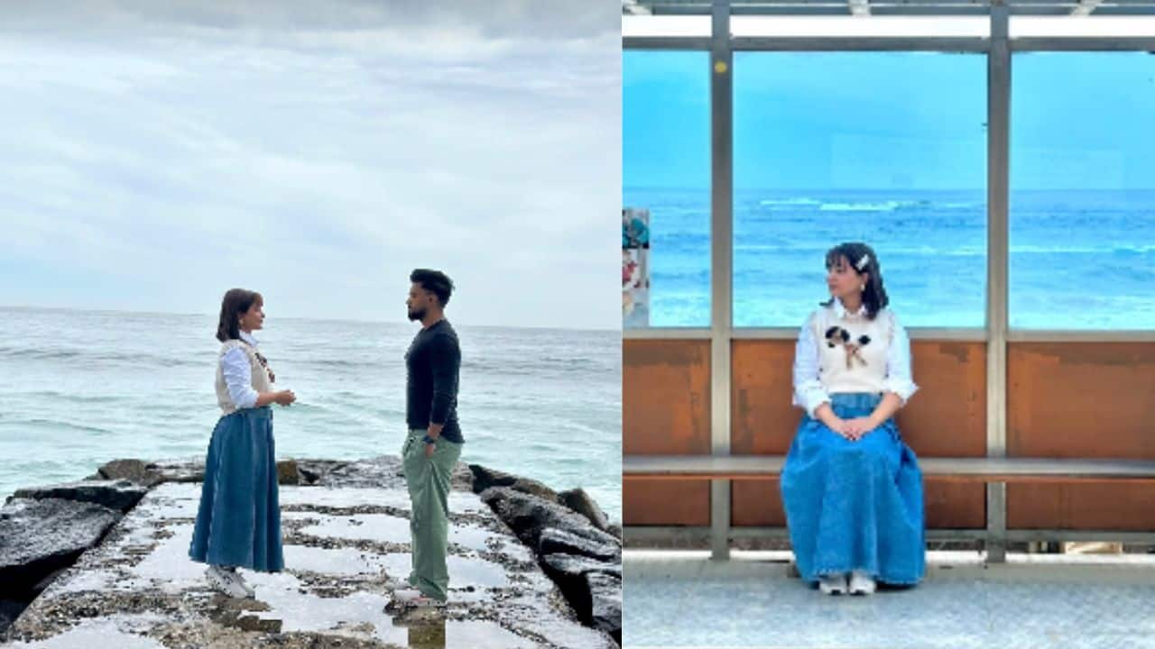 Hina Khan and Rocky Jaiswal bring K-drama to life on BTS-inspired South Korea trip, see pics